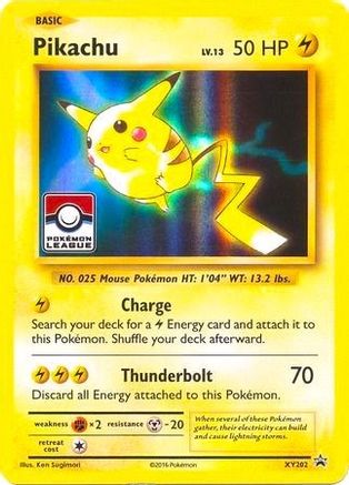Pikachu - XY202 (Pokemon League) (XY202/211) Holofoil [Promos: League & Championship Cards] Pokemon Single Pokémon