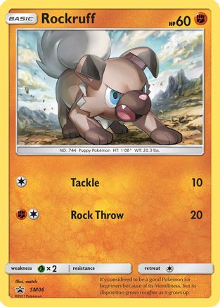 Rockruff - SM06 (/248) Holofoil [SM: Black Star Promos] Pokemon Single Pokémon