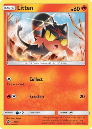 Litten - SM08 (SM08/248) Holofoil [SM: Black Star Promos] Pokemon Single Pokémon
