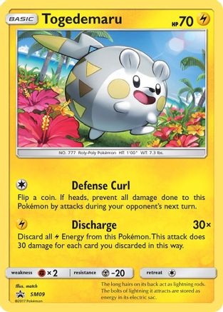Togedemaru SM09/248 Holofoil [SM: Black Star Promos] Pokemon Single Pokémon