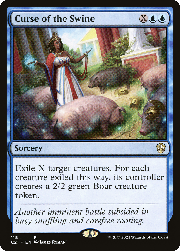 Curse of the Swine (C21-118) [Commander 2021] MTG Single Wizards of the Coast