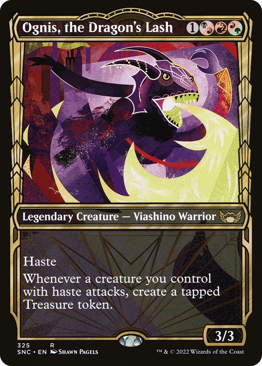Ognis, the Dragon's Lash (SNC-325) [Streets of New Capenna] (Showcase) MTG Single Wizards of the Coast