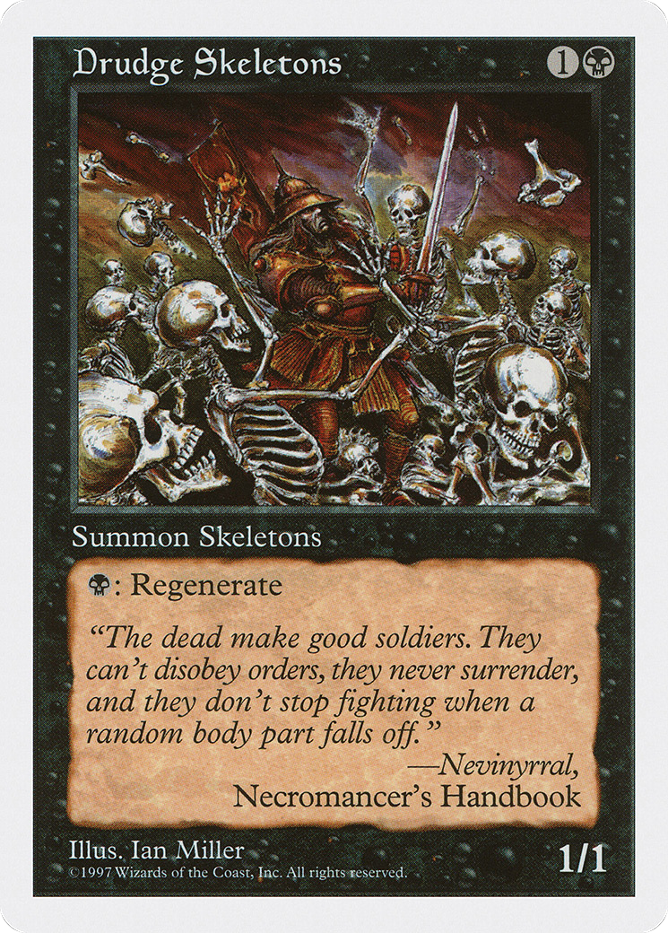 Drudge Skeletons (5ED-) [Fifth Edition] MTG Single Wizards of the Coast