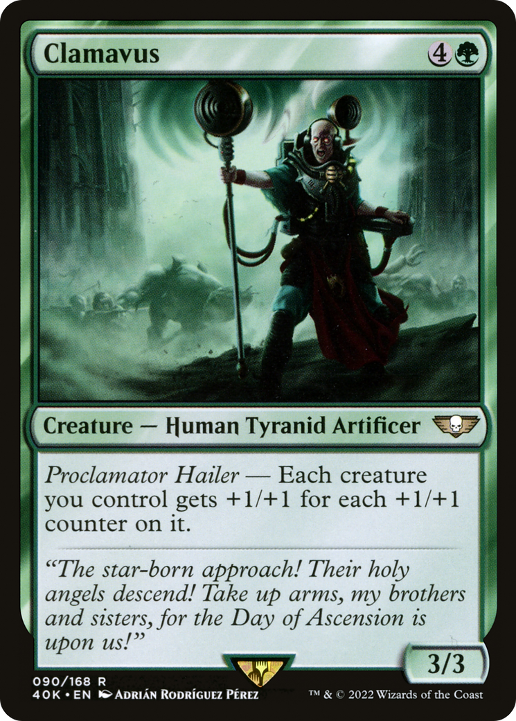 Clamavus (40K-090) [Warhammer 40,000 Commander] MTG Single Wizards of the Coast