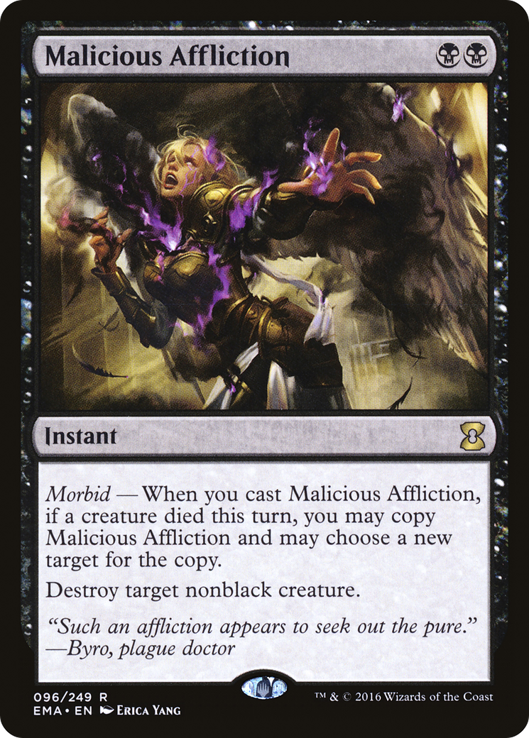 Malicious Affliction (EMA-096) [Eternal Masters] MTG Single Wizards of the Coast