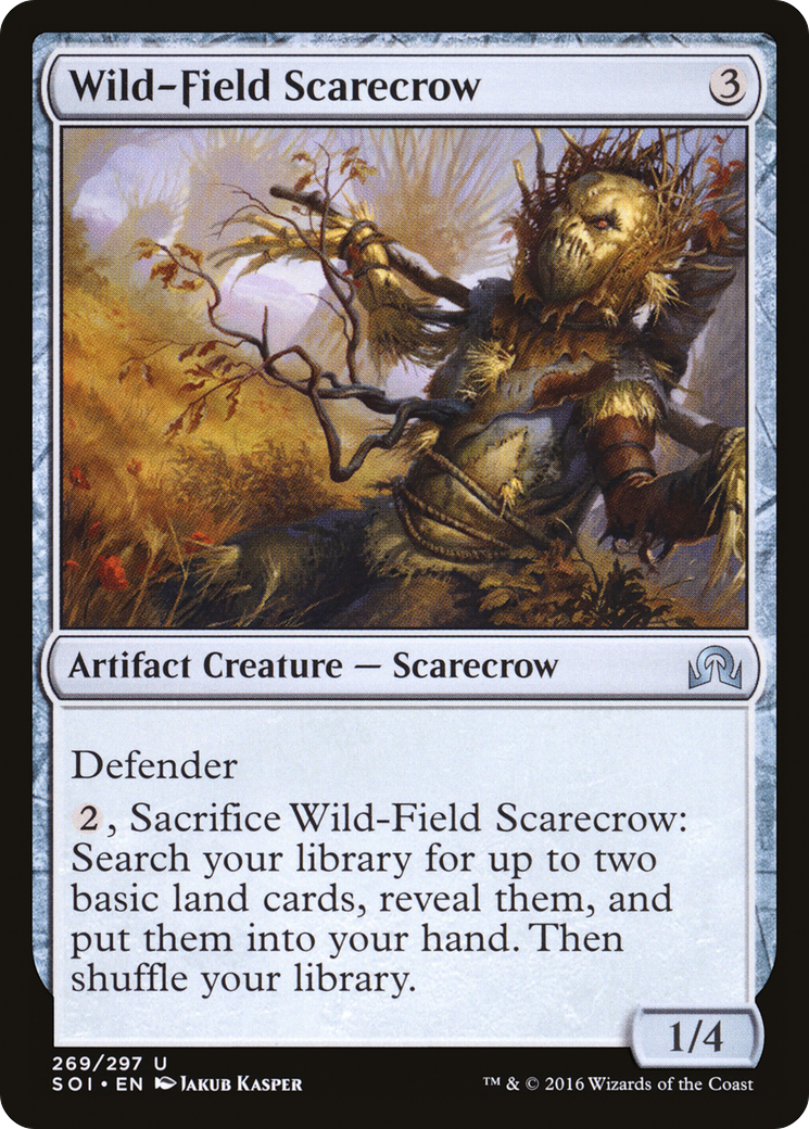Wild-Field Scarecrow (SOI-269) [Shadows over Innistrad] Foil MTG Single Wizards of the Coast