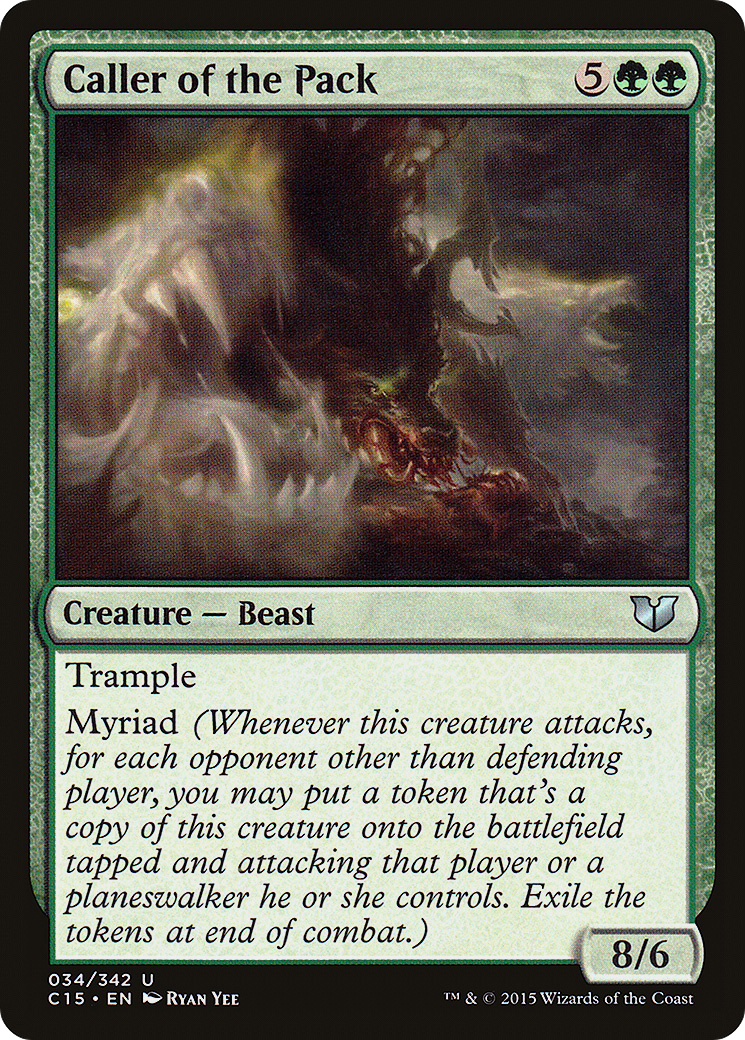 Caller of the Pack (C15-034) [Commander 2015] MTG Single Wizards of the Coast