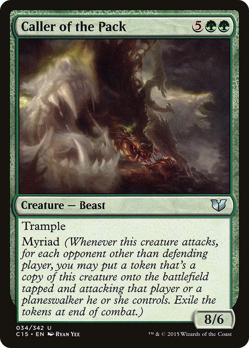 Caller of the Pack (C15-034) [Commander 2015] MTG Single Wizards of the Coast