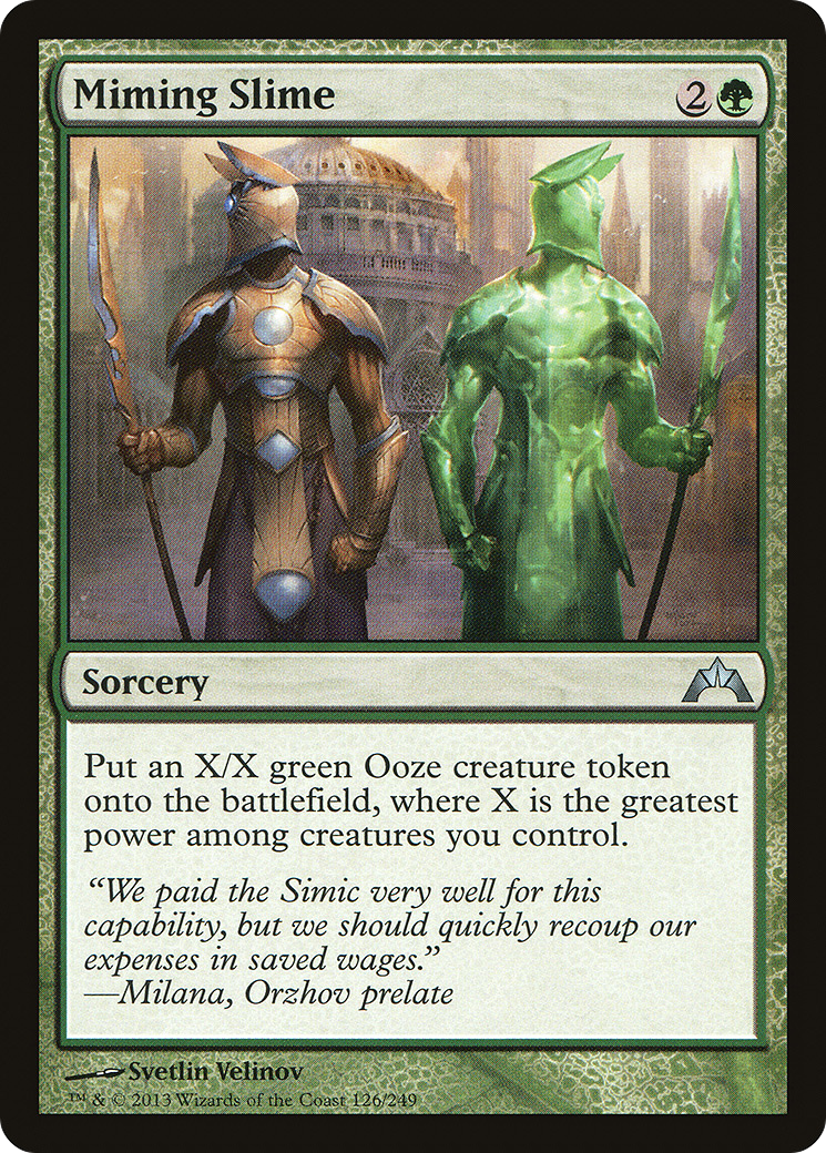 Miming Slime (GTC-126) [Gatecrash] MTG Single Wizards of the Coast