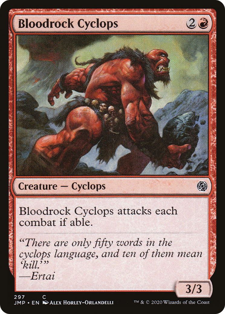 Bloodrock Cyclops (JMP-297) [Jumpstart] MTG Single Wizards of the Coast