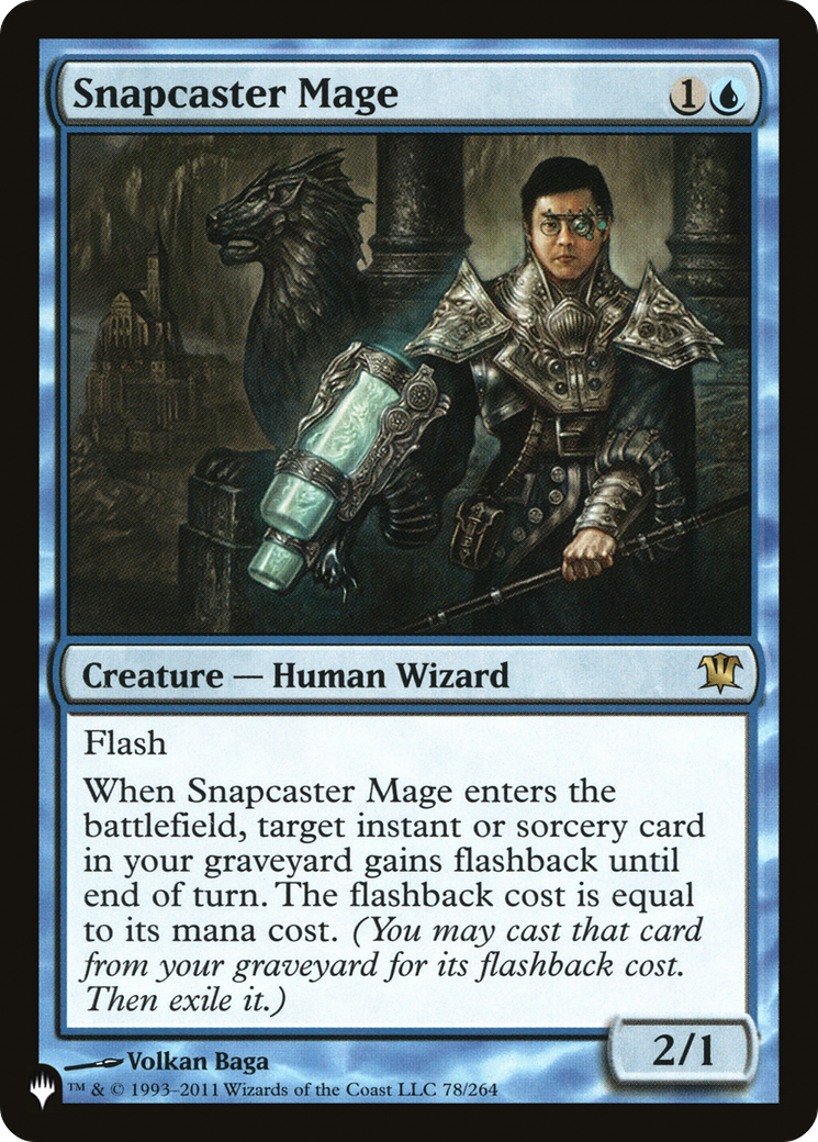 Snapcaster Mage (LIST-78/264) [Mystery Booster] The List MTG Single Wizards of the Coast