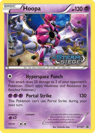 Hoopa (XY Steam Siege Prerelease) (/211) Holofoil [Promos: XY Promos] Pokemon Single Pokémon