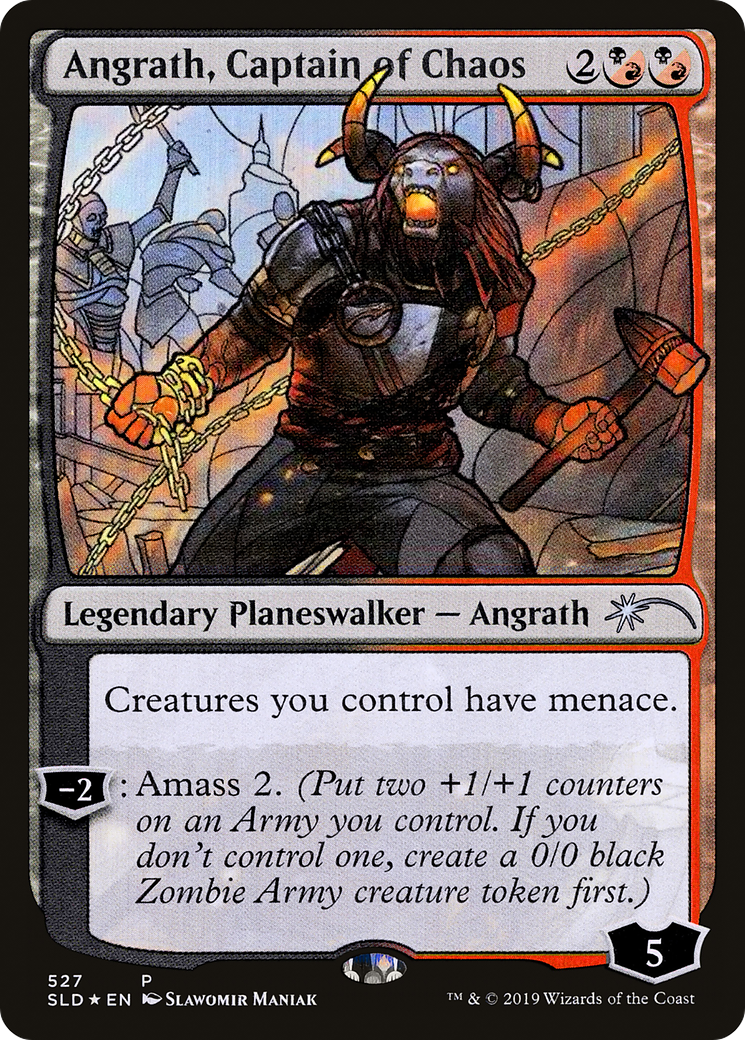 Angrath, Captain of Chaos (SLD-527) [Secret Lair] Drop Foil MTG Single Wizards of the Coast