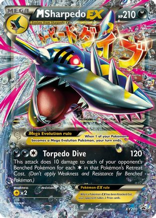 M Sharpedo EX - XY200 (XY200/211) Holofoil [Promos: XY Promos] Pokemon Single Pokémon