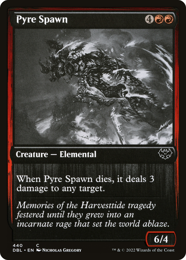 Pyre Spawn (DBL-440) [Innistrad: Double Feature] MTG Single Wizards of the Coast