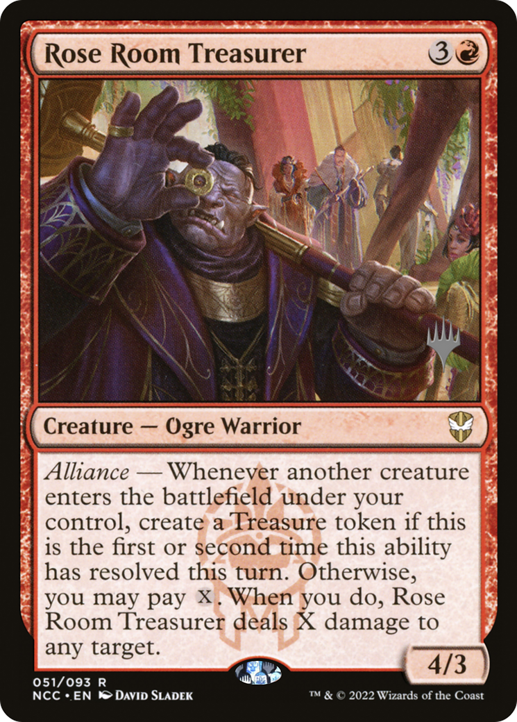 Rose Room Treasurer (PPSNC-051) [New Capenna Commander Promos] Foil MTG Single Wizards of the Coast
