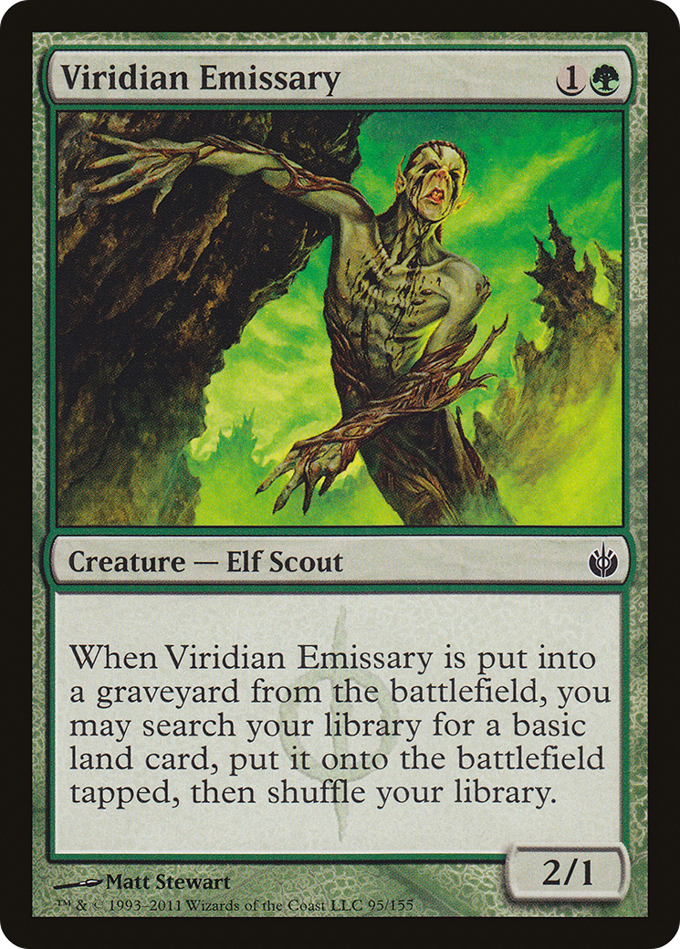Viridian Emissary (MBS-095) [Mirrodin Besieged] MTG Single Wizards of the Coast