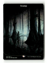 Swamp (214) [Unstable] Foil - Scan (LB-077) High End MTG Single Magic: The Gathering