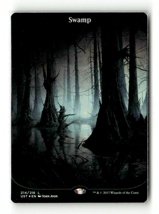 Swamp (214) [Unstable] Foil - Scan (LB-077) High End MTG Single Magic: The Gathering