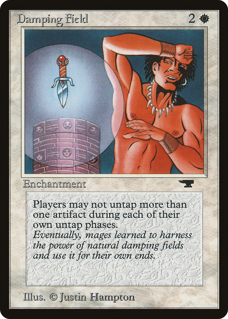 Damping Field (ATQ-) [Oldschool] Antiquities MTG Single Wizards of the Coast