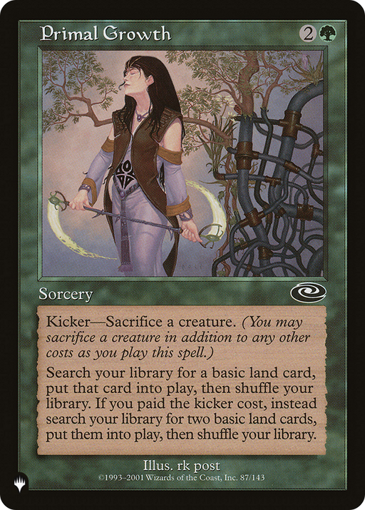Primal Growth (LIST-PLS-87) [Mystery Booster] The List MTG Single Wizards of the Coast