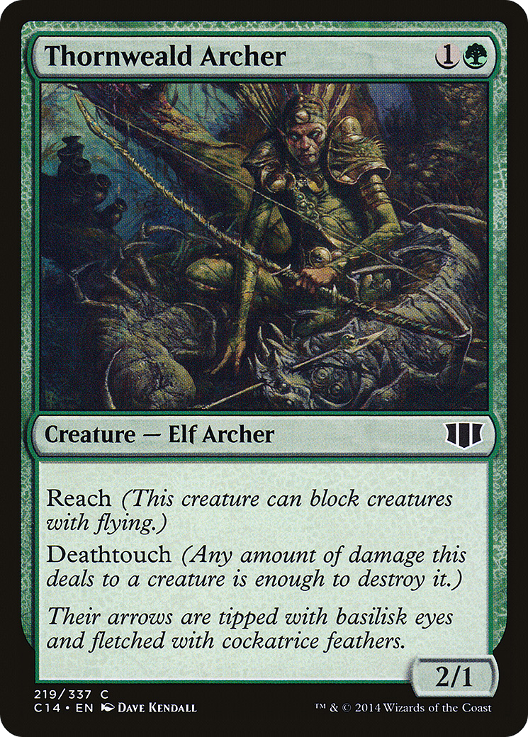Thornweald Archer [Commander 2014] MTG Single Magic: The Gathering