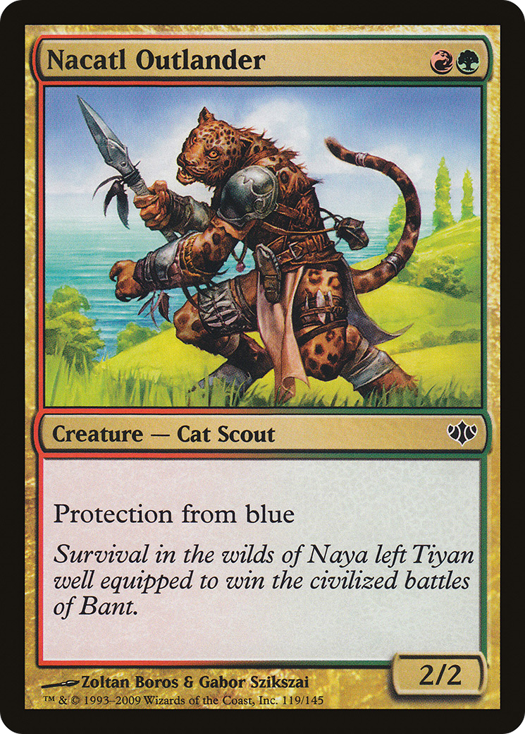 Nacatl Outlander (CON-119) [Conflux] Foil MTG Single Wizards of the Coast