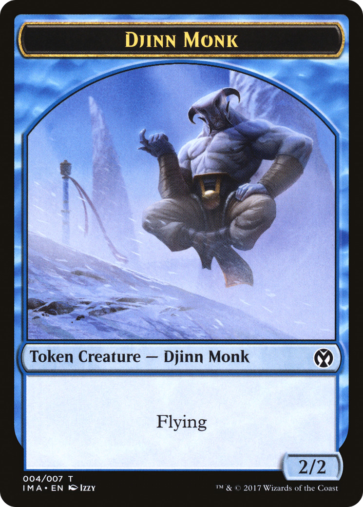 Djinn Monk (IMA-004) [Tokens] Iconic Masters Tokens MTG Single Wizards of the Coast