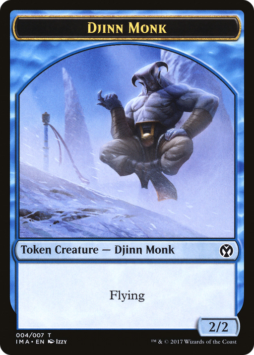Djinn Monk (IMA-004) [Tokens] Iconic Masters Tokens MTG Single Wizards of the Coast