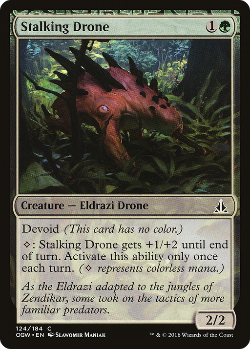 Stalking Drone (OGW-124) [Oath of the Gatewatch] Foil MTG Single Wizards of the Coast
