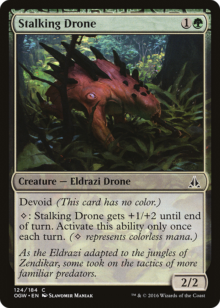 Stalking Drone (OGW-124) [Oath of the Gatewatch] MTG Single Wizards of the Coast