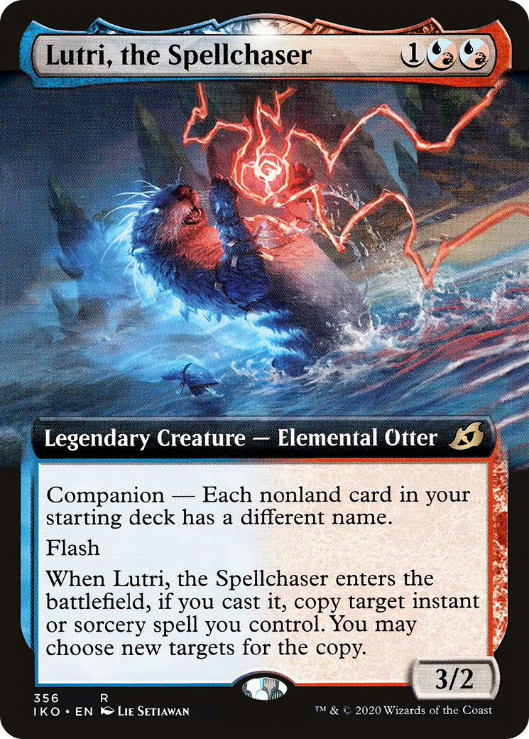 Lutri, the Spellchaser (IKO-356) [Ikoria: Lair of Behemoths] (Extended Art) MTG Single Wizards of the Coast