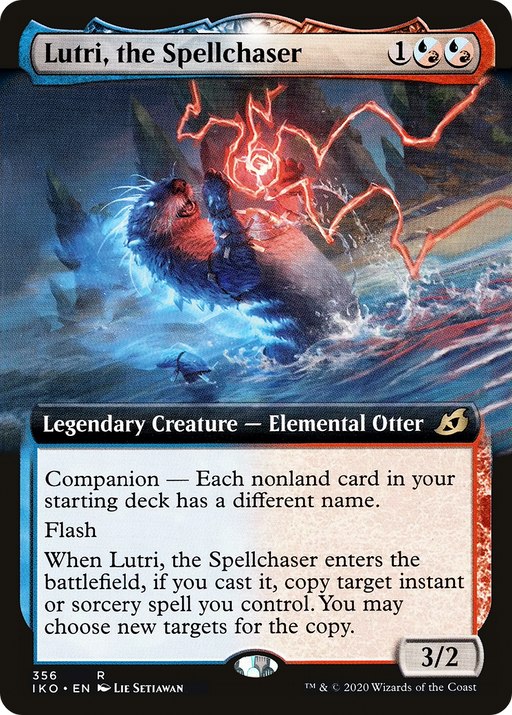 Lutri, the Spellchaser (IKO-356) [Ikoria: Lair of Behemoths] (Extended Art) MTG Single Wizards of the Coast
