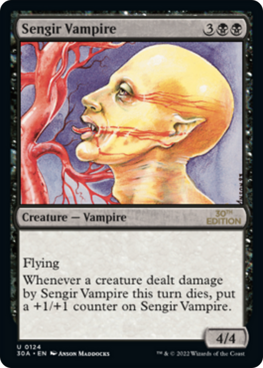 Sengir Vampire (30A-124) [30th Anniversary Edition] MTG Single Wizards of the Coast