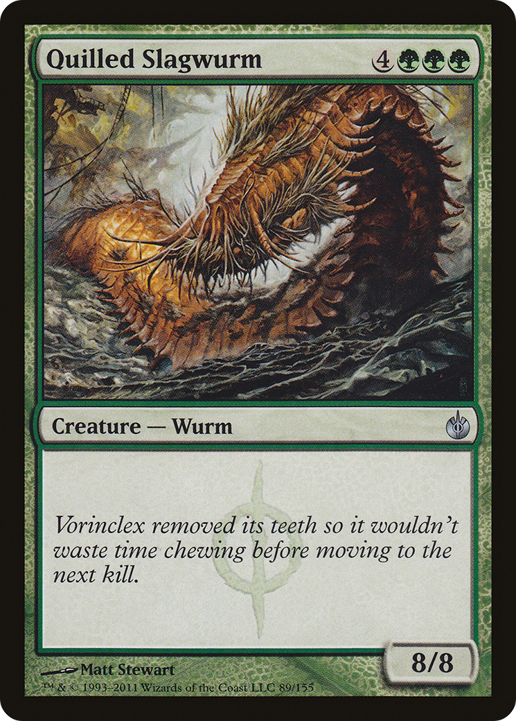 Quilled Slagwurm (MBS-089) [Mirrodin Besieged] MTG Single Wizards of the Coast