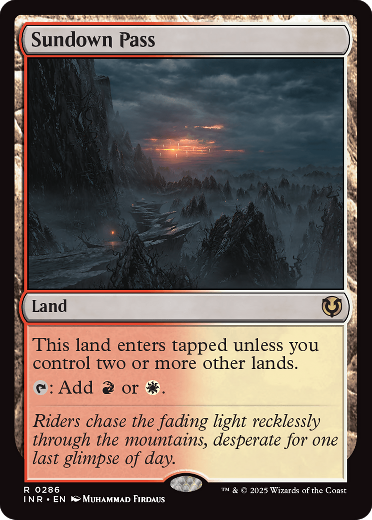Sundown Pass (INR-286) [Innistrad Remastered] MTG Single Wizards of the Coast