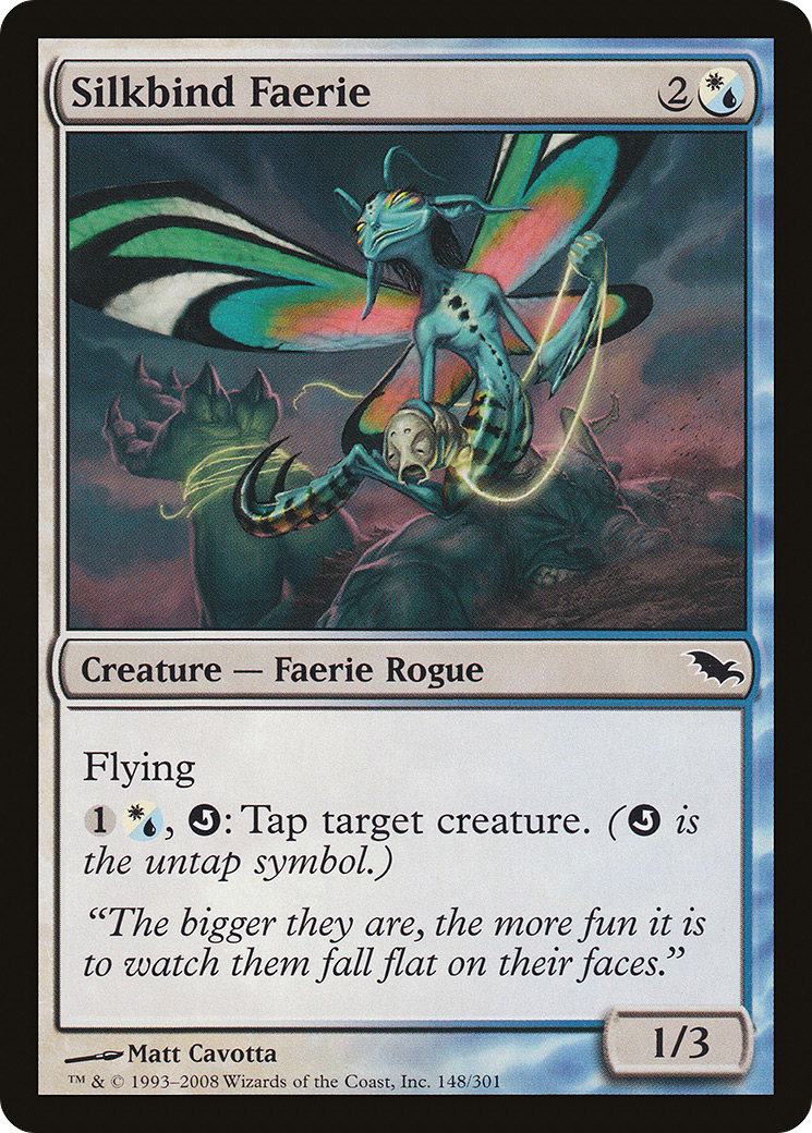 Silkbind Faerie (SHM-148) [Shadowmoor] MTG Single Wizards of the Coast