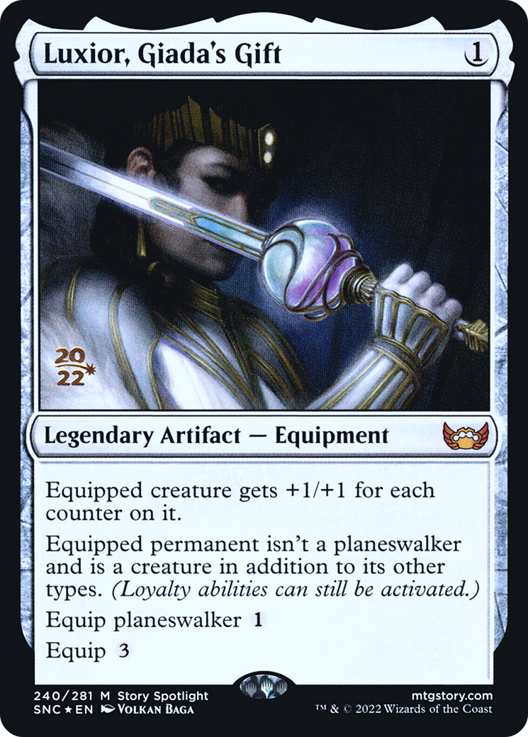 Luxior, Giada's Gift (PRE-240) [Streets of New Capenna Promos] Foil MTG Single Wizards of the Coast