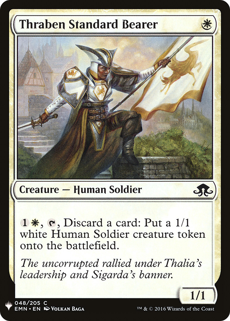 Thraben Standard Bearer (LIST-EMN-48) [Mystery Booster] The List MTG Single Wizards of the Coast