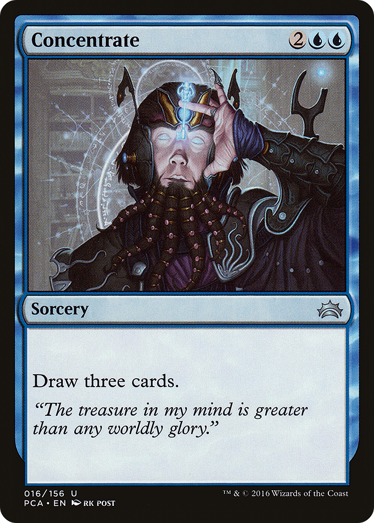 Concentrate (PCA-016) [Misc] Planechase Anthology MTG Single Wizards of the Coast