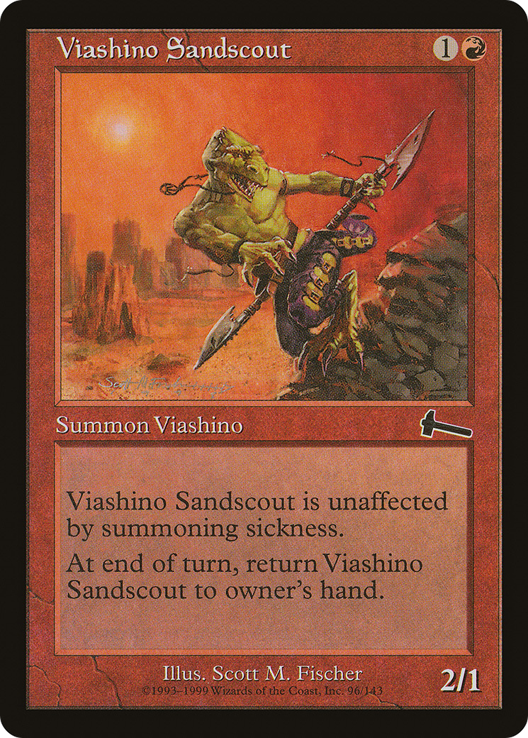 Viashino Sandscout [Urza's Legacy] MTG Single Magic: The Gathering