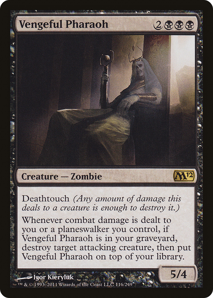 Vengeful Pharaoh (M12-116) [Magic 2012] Foil MTG Single Wizards of the Coast