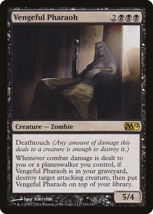 Vengeful Pharaoh (M12-116) [Magic 2012] Foil MTG Single Wizards of the Coast