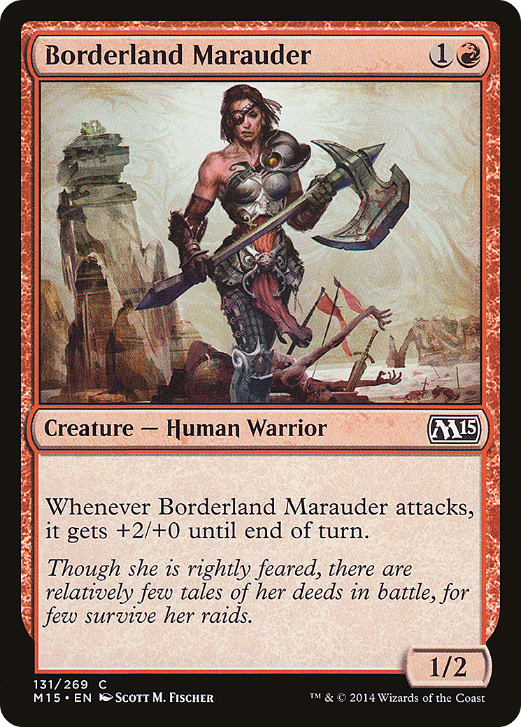 Borderland Marauder (M15-131) [Magic 2015] MTG Single Wizards of the Coast