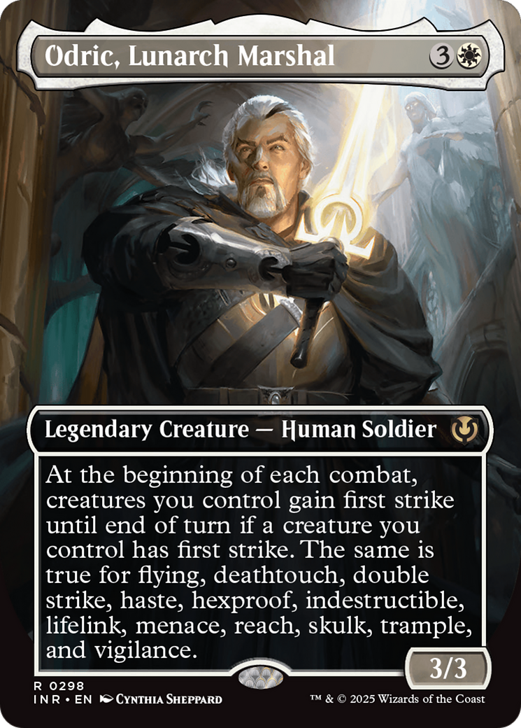 Odric, Lunarch Marshal (INR-298) [Innistrad Remastered] (Borderless) MTG Single Wizards of the Coast