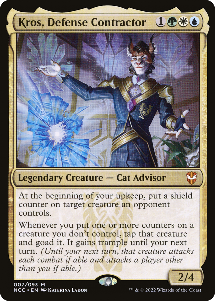 Kros, Defense Contractor (NCC-007) [New Capenna Commander] MTG Single Wizards of the Coast