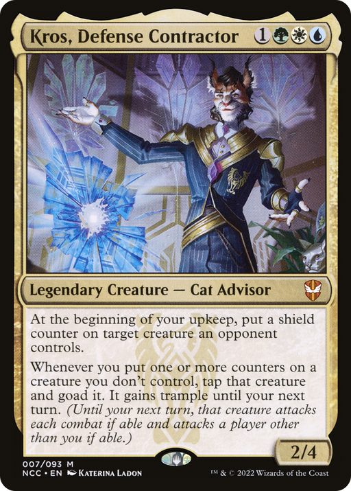 Kros, Defense Contractor (NCC-007) [New Capenna Commander] MTG Single Wizards of the Coast