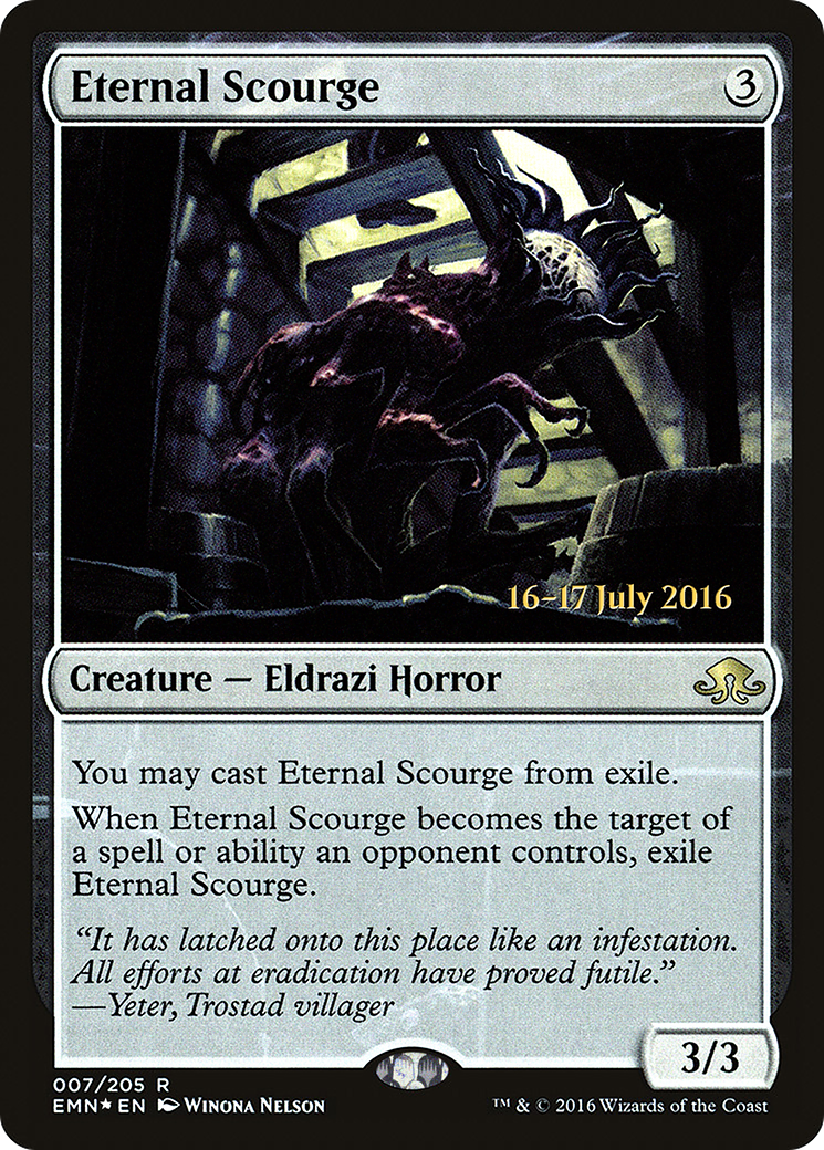 Eternal Scourge (PRE-007) [Eldritch Moon Promos] Foil MTG Single Wizards of the Coast