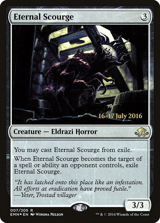 Eternal Scourge (PRE-007) [Eldritch Moon Promos] Foil MTG Single Wizards of the Coast