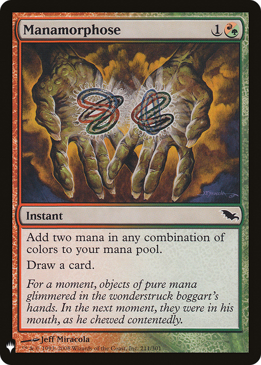 Manamorphose (LIST-211) [Mystery Booster] The List MTG Single Wizards of the Coast